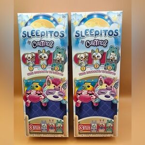 Cutetitos Sleepitos Plush Set. 2 packs!!